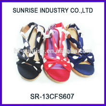 SR-13CFS607 2014 flat sandal shoe Latest Fashion summer sandal for girls wholesale Kids sandals for girls